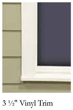 Brickmold Series: 300 Double Hung New Construction Window Amherst, NH vinyl trim